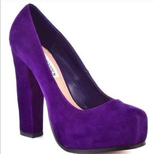 Steve Madden Purple “Sarrina” Platform Pump 6.5